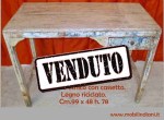 Scrivania etnica legno riciclato scrittoio-indiano-legno-riciclato